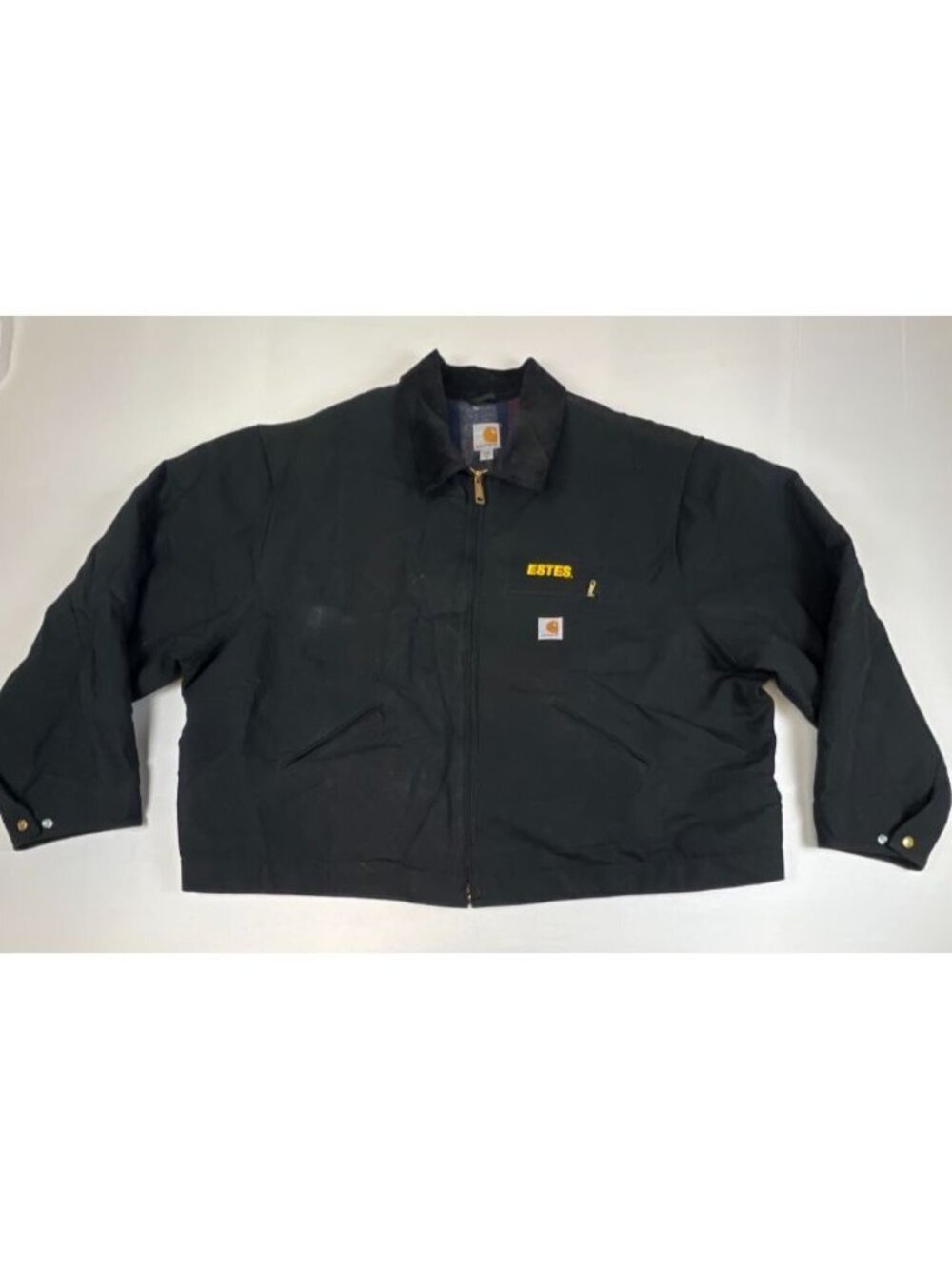 Carhartt Mens J001 4XL Regular Black Blanket Lined Work Jacket USA made